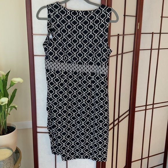 Charter Club Dress in Black and White Petite Small in EUC - Picture 3 of 6